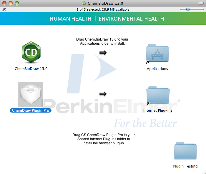 ChemOffice Mac installer