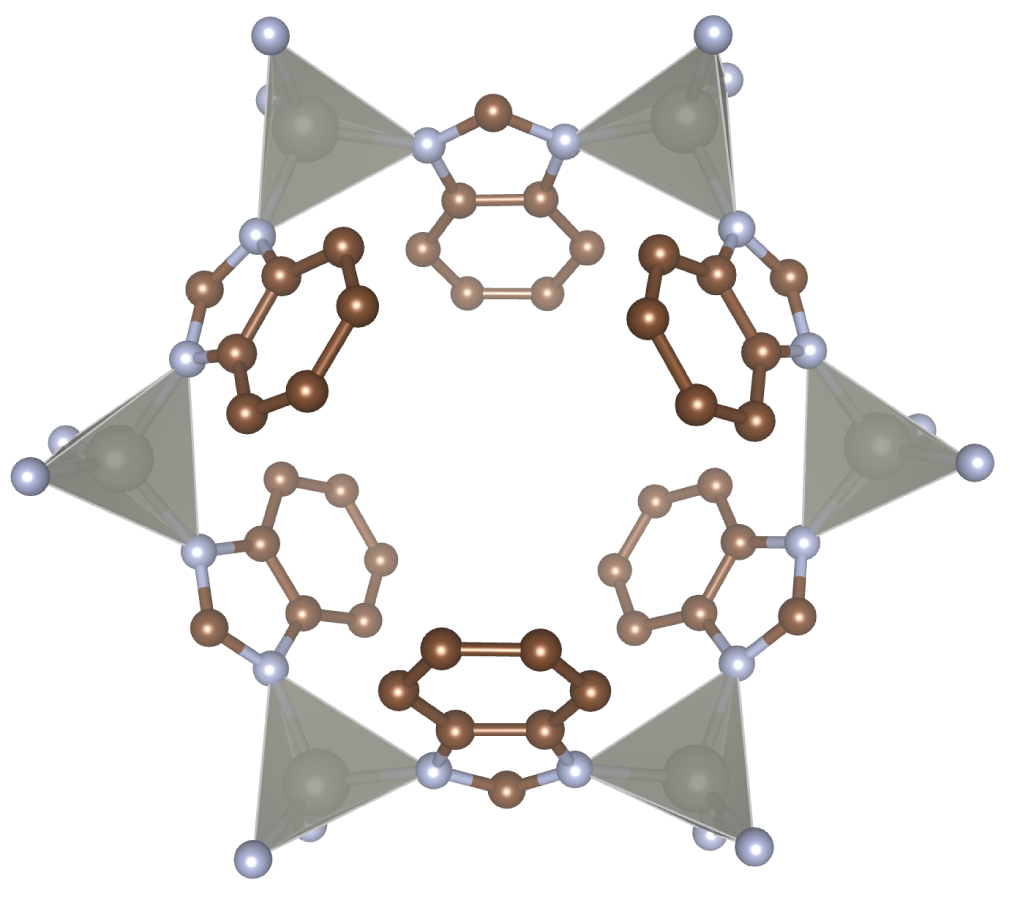 A porous material for gas separations