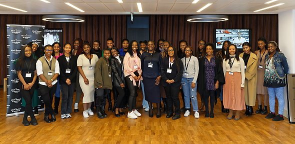 A group photo of scientists.