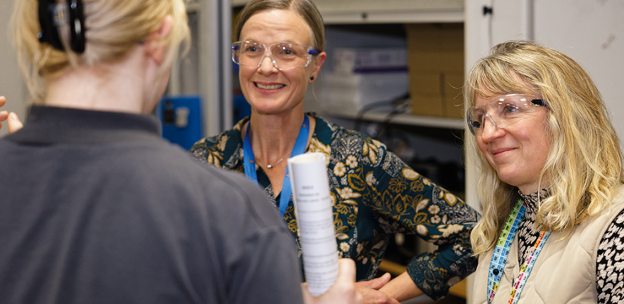 Professors Deborah Longbottom and Sally Boss