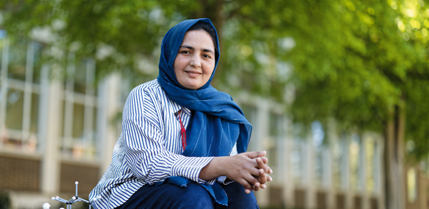 Amna Bibi Taken by Nathan Pitt &copy;University of Cambridge