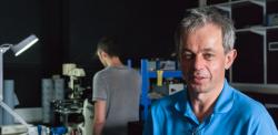 Professor Sir David Klenerman in the lab