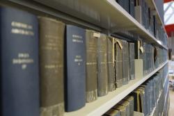 Library books by Caroline Hancox, ©University of Cambridge