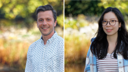 Stephen Cox and Anna Bui taken by Nathan Pitt ©University of Cambridge