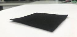 A black square of carbon.