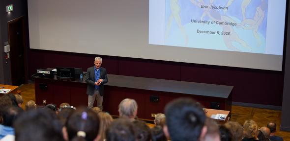 Professor Eric Jacobsen from Harvard University Delivering 2025 MSD Lectureship.