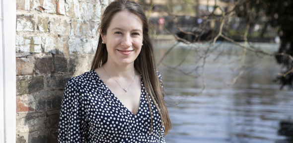 Head shot of Lavinia Dunsmore standing by river