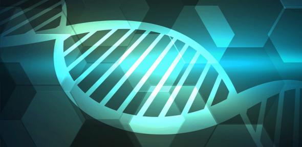 stylized image of DNA