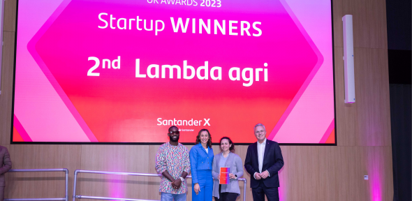 The Santander X award ceremony.