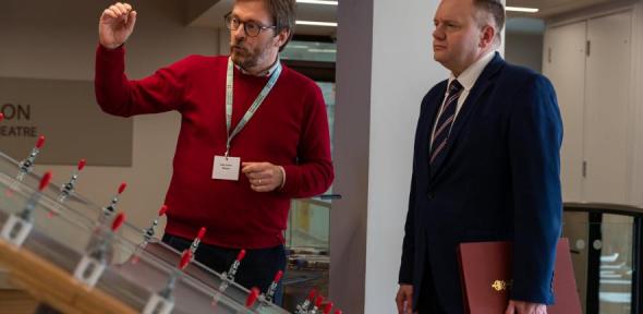 Erwin Reisner and Nick Thomas-Symonds MP.