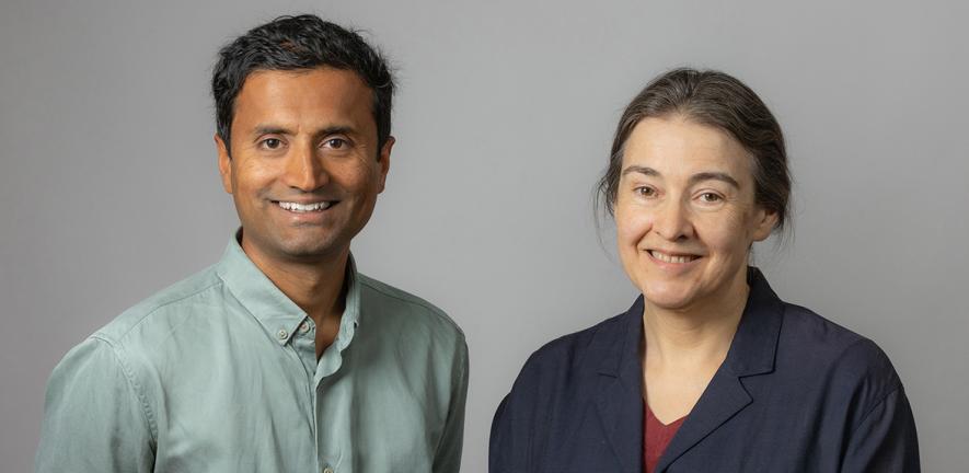 Co-founders of Nyobolt Dr Sai Shivareddy  Professor Dame Clare Grey