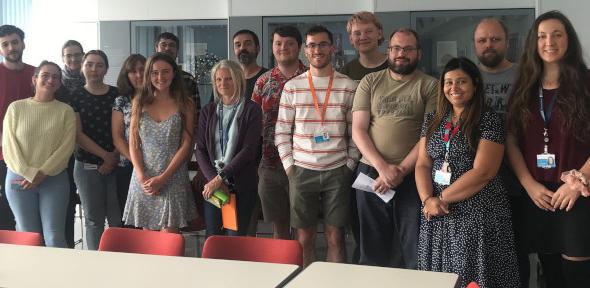 members of the new committee smiling at the camera