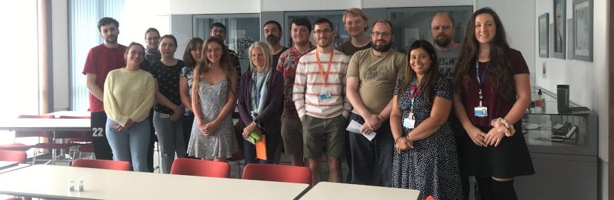 members of the new committee smiling at the camera